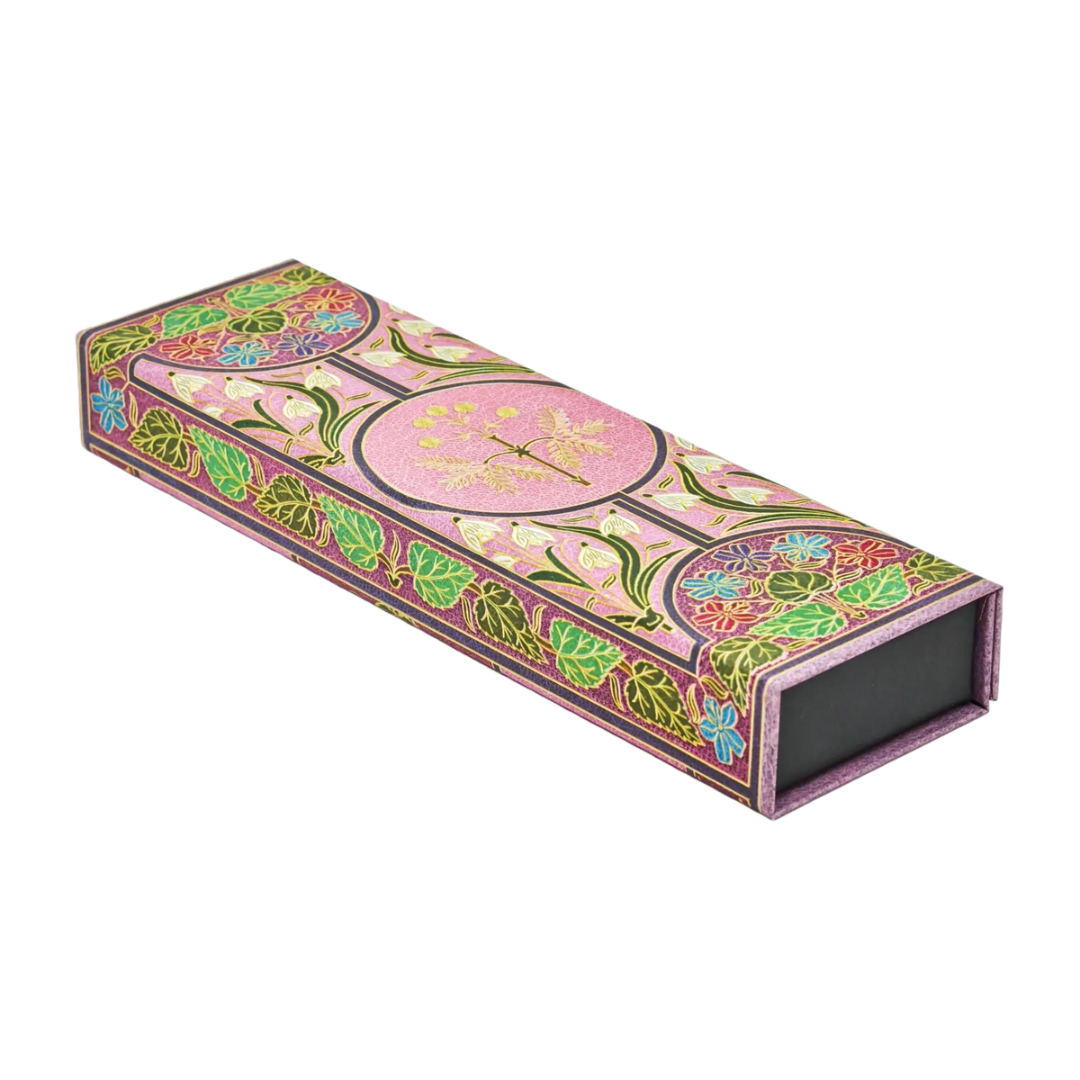 Paperblanks Mimosa Pencil Case – angled view