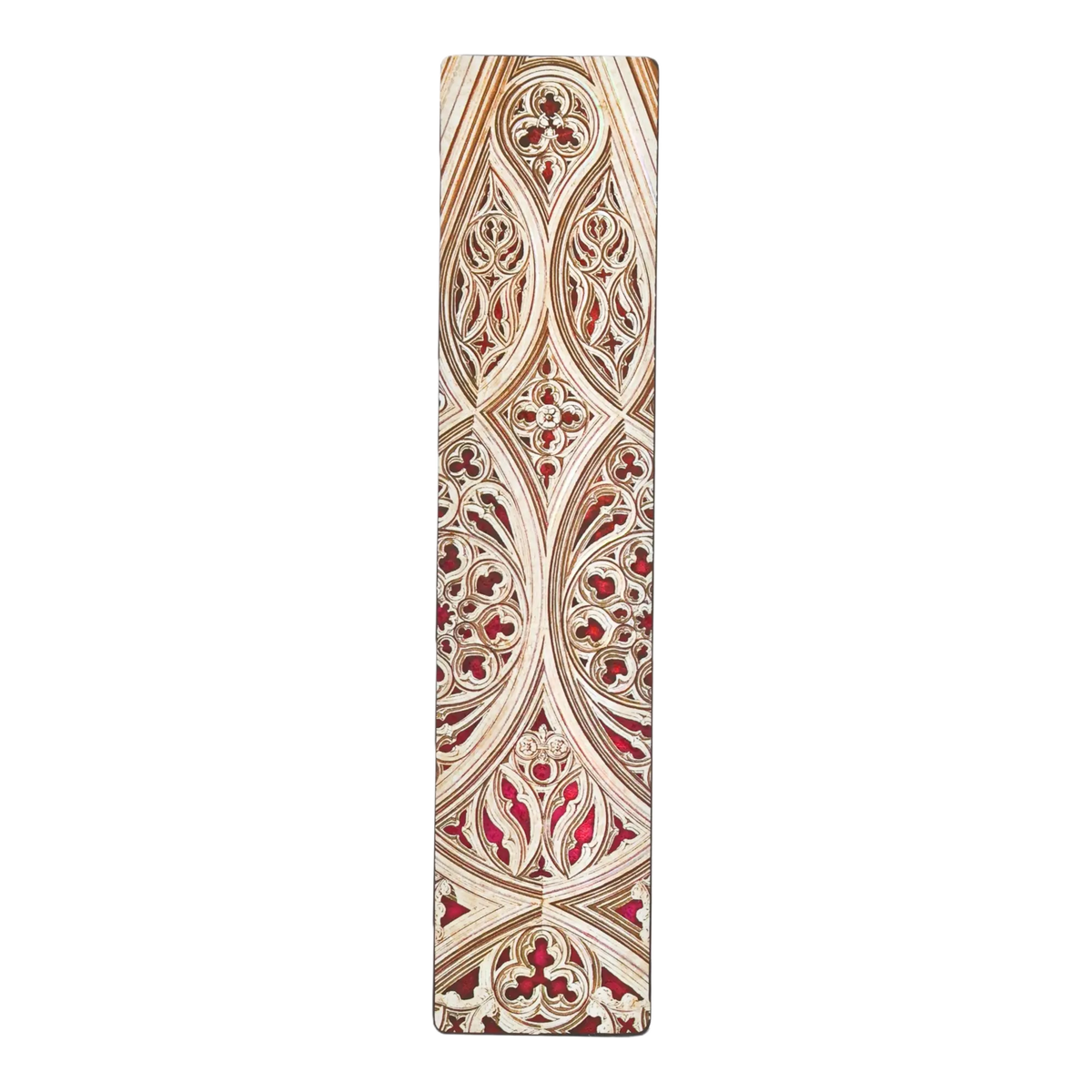 Paperblanks Vault of the Milan Cathedral (Burgundy) Bookmark – back view