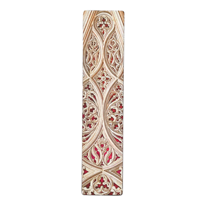 Paperblanks Vault of the Milan Cathedral (Burgundy) Bookmark – back view