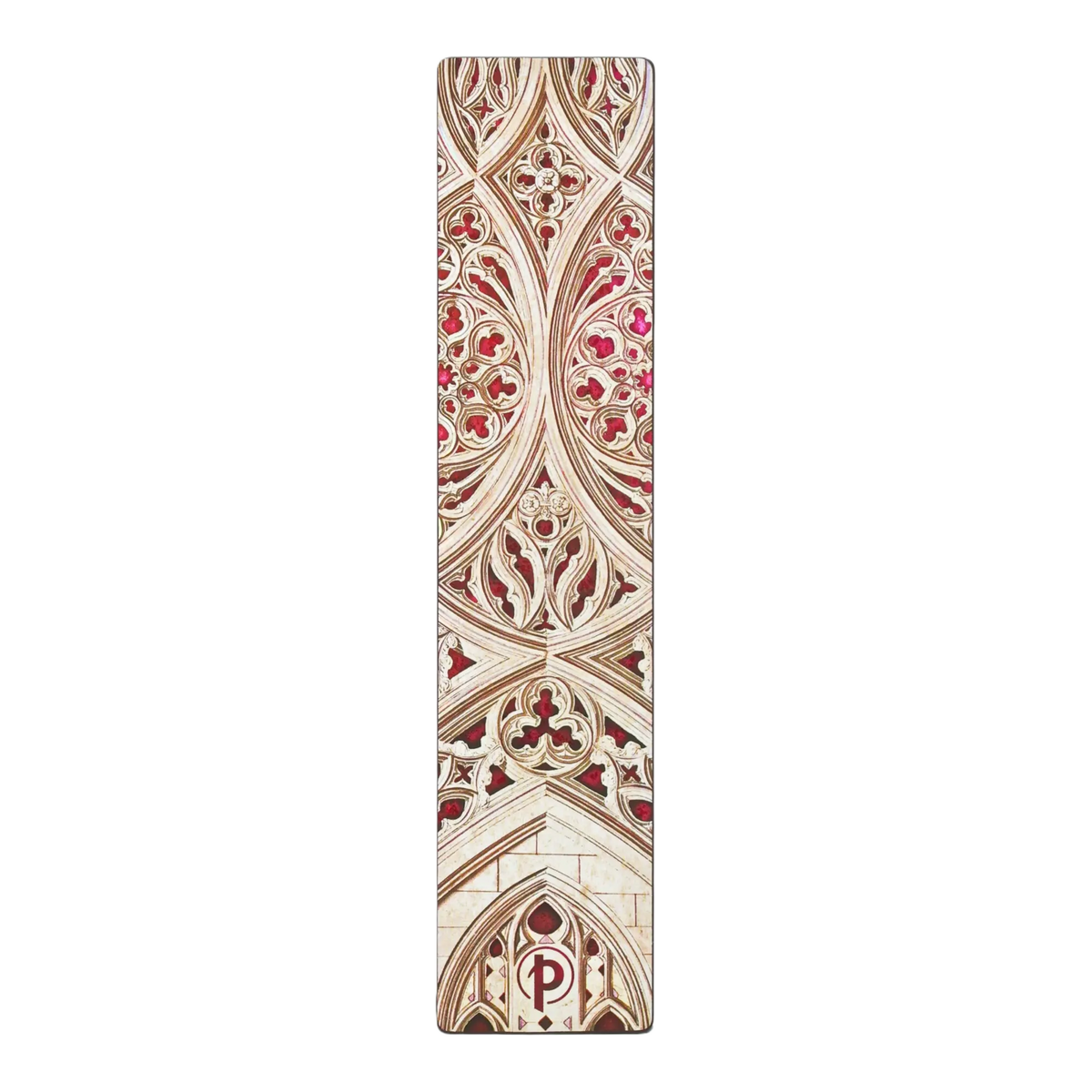 Paperblanks Vault of the Milan Cathedral (Burgundy) Bookmark – front view