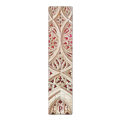 Paperblanks Vault of the Milan Cathedral (Burgundy) Bookmark – front view