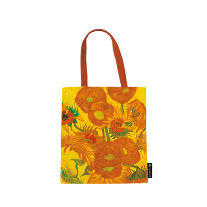 Paperblanks Van Gogh, Sunflowers Cotton Tote Bag – back view