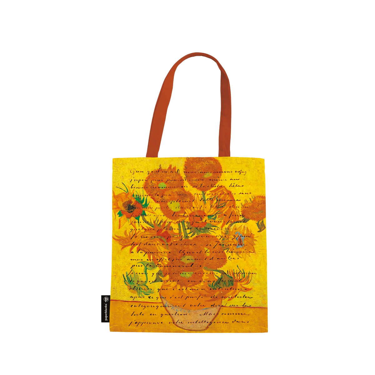 Paperblanks Van Gogh, Sunflowers Cotton Tote Bag – front view