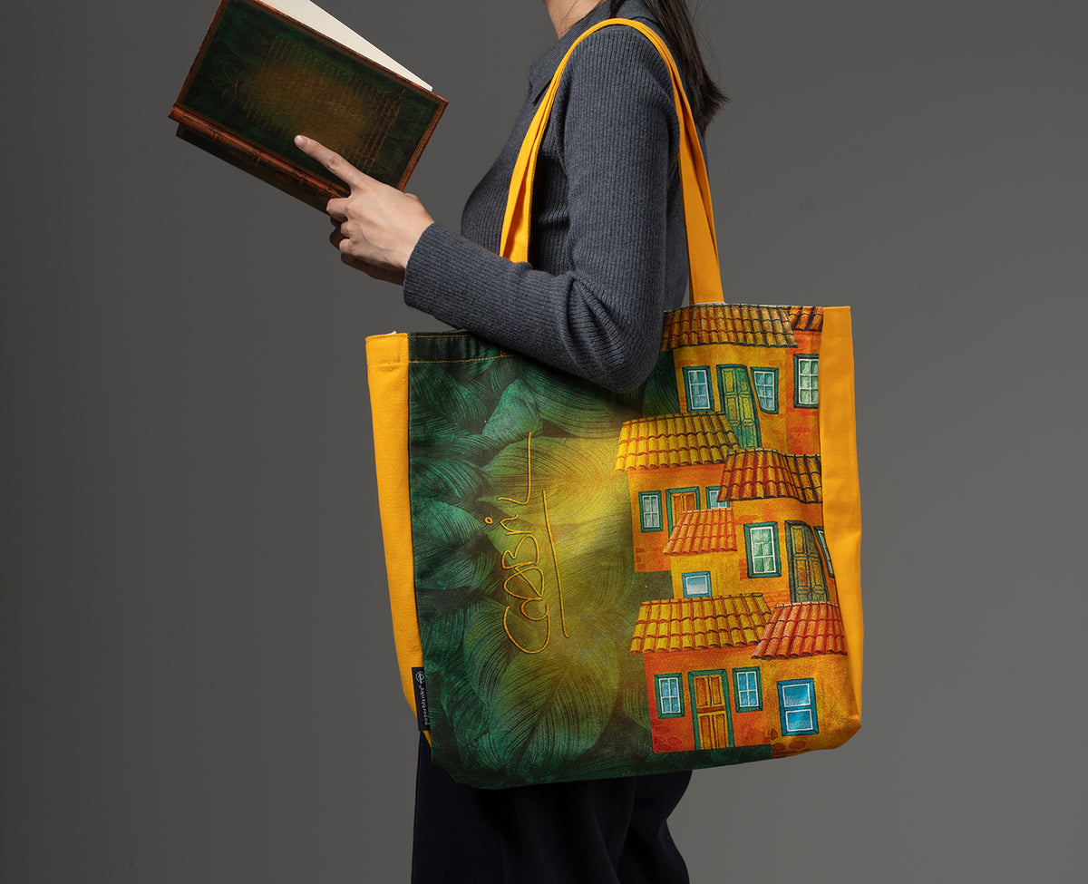 Paperblanks Garcia Marquez, One Hundred Years of Solitude Cotton Tote Bag – lifestyle image