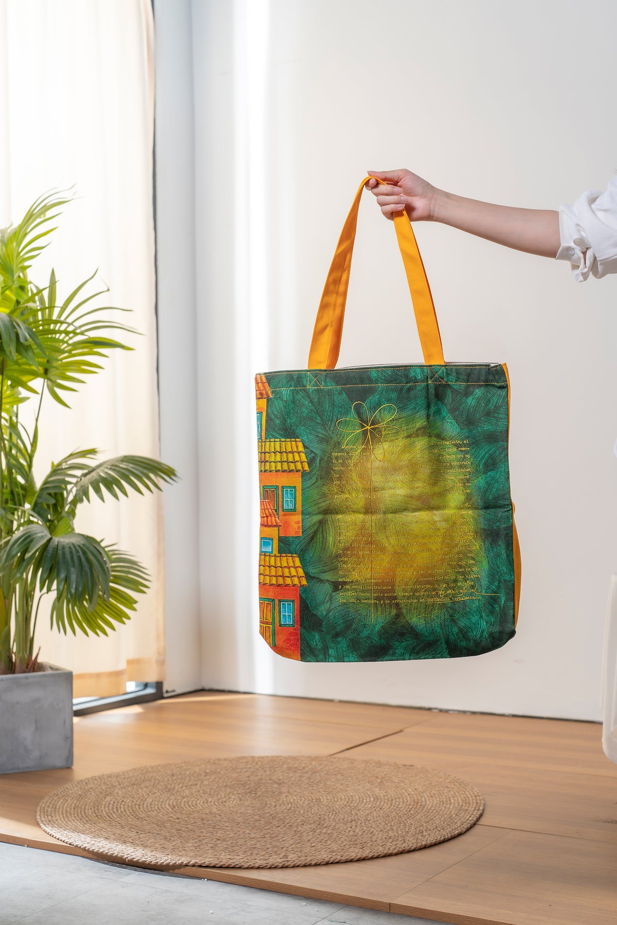 Paperblanks Garcia Marquez, One Hundred Years of Solitude Cotton Tote Bag – lifestyle image