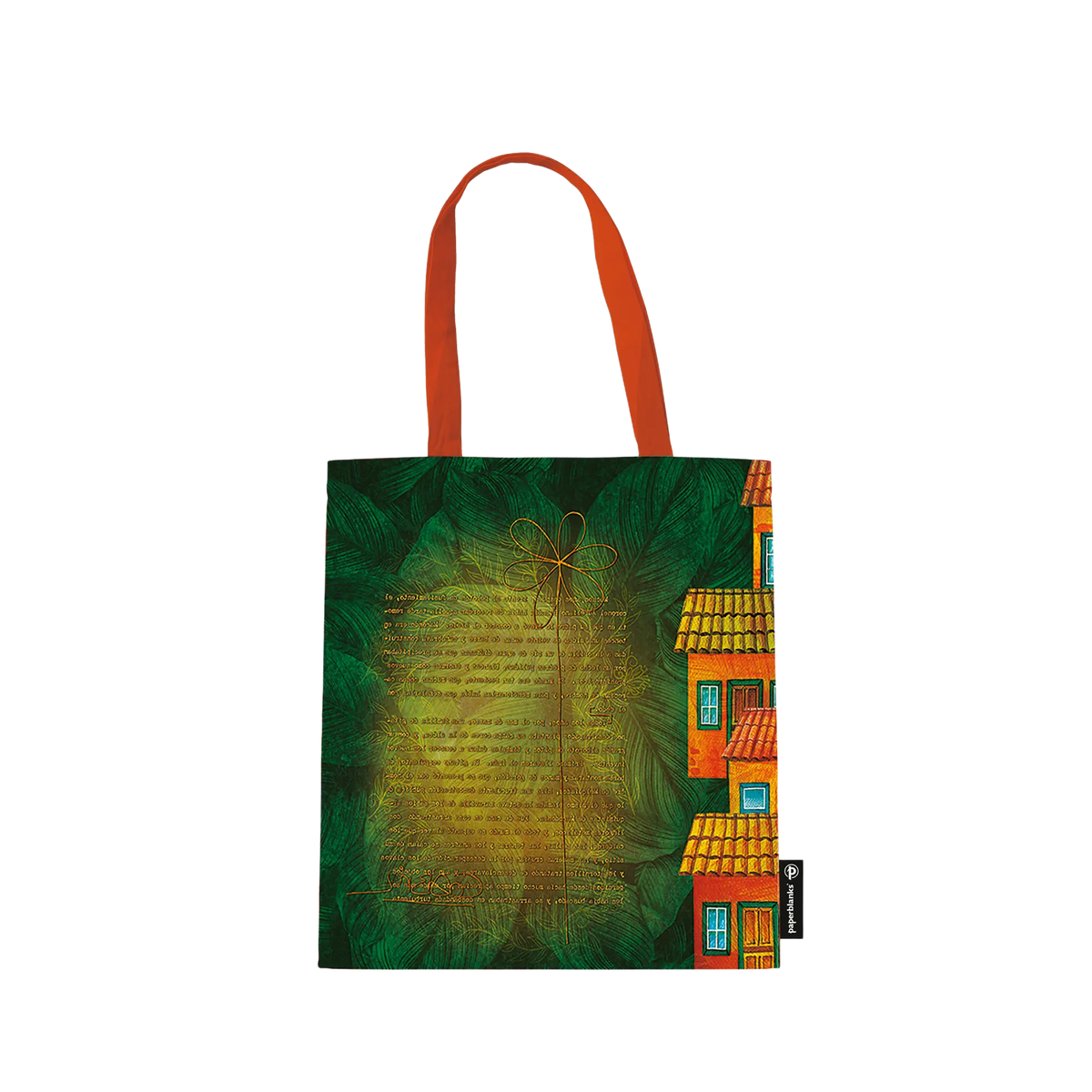 Paperblanks Garcia Marquez, One Hundred Years of Solitude Cotton Tote Bag – back view