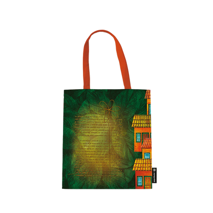 Paperblanks Garcia Marquez, One Hundred Years of Solitude Cotton Tote Bag – back view