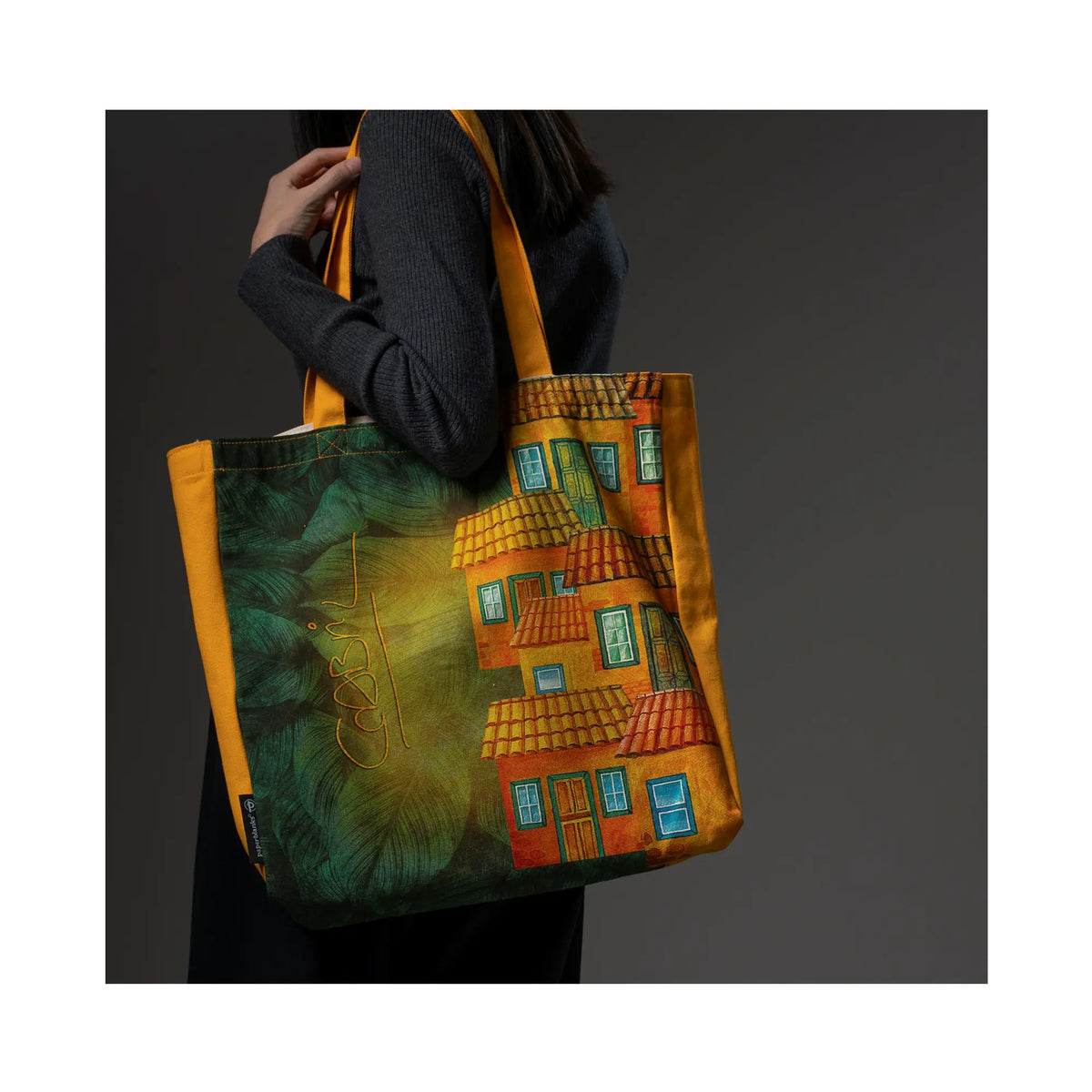 Paperblanks Garcia Marquez, One Hundred Years of Solitude Cotton Tote Bag – side view