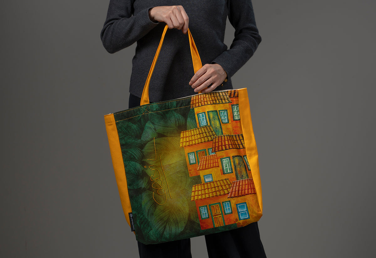 Paperblanks Garcia Marquez, One Hundred Years of Solitude Cotton Tote Bag – lifestyle image