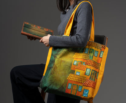 Paperblanks Garcia Marquez, One Hundred Years of Solitude Cotton Tote Bag – lifestyle image