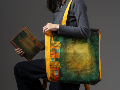 Paperblanks Garcia Marquez, One Hundred Years of Solitude Cotton Tote Bag – lifestyle image