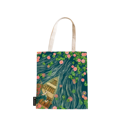 Paperblanks Lotus River Cotton Tote Bag – front view