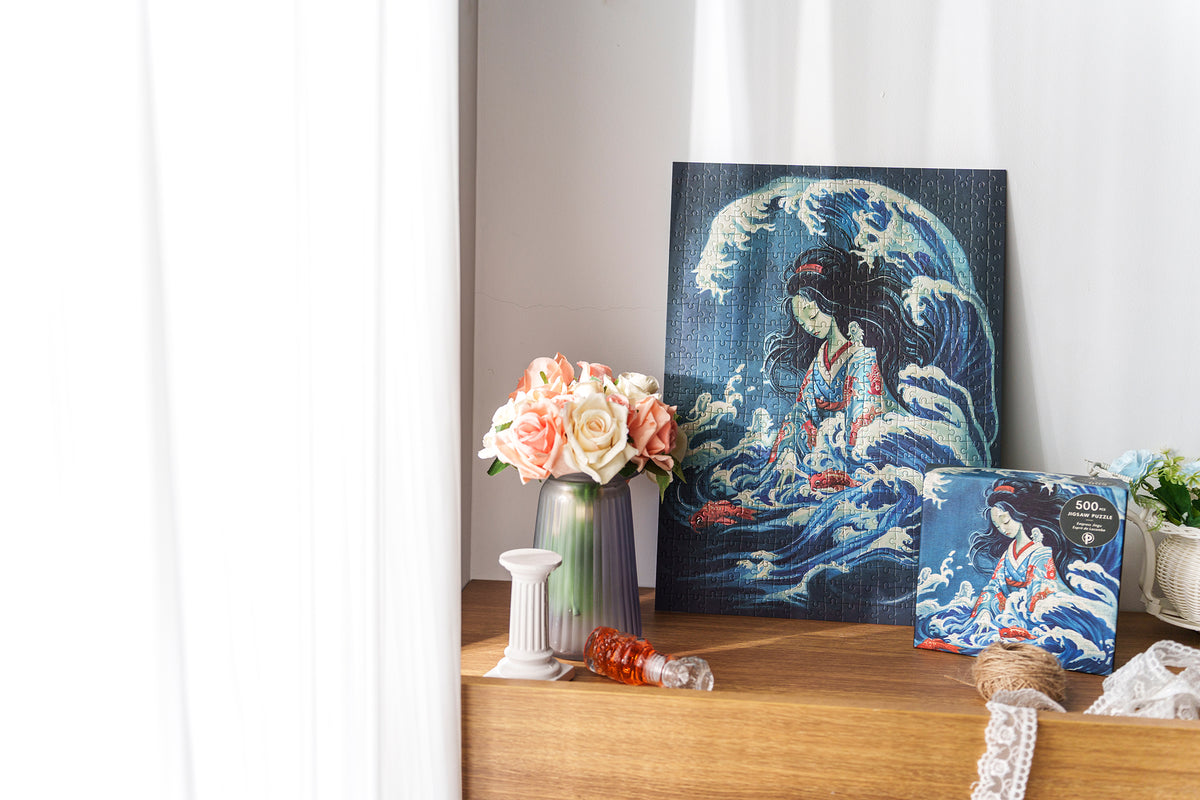 Paperblanks Empress Jingu 500-Piece Jigsaw Puzzle – lifestyle image