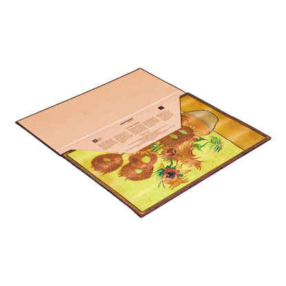 Paperblanks Van Gogh, Sunflowers Document Folder – side view