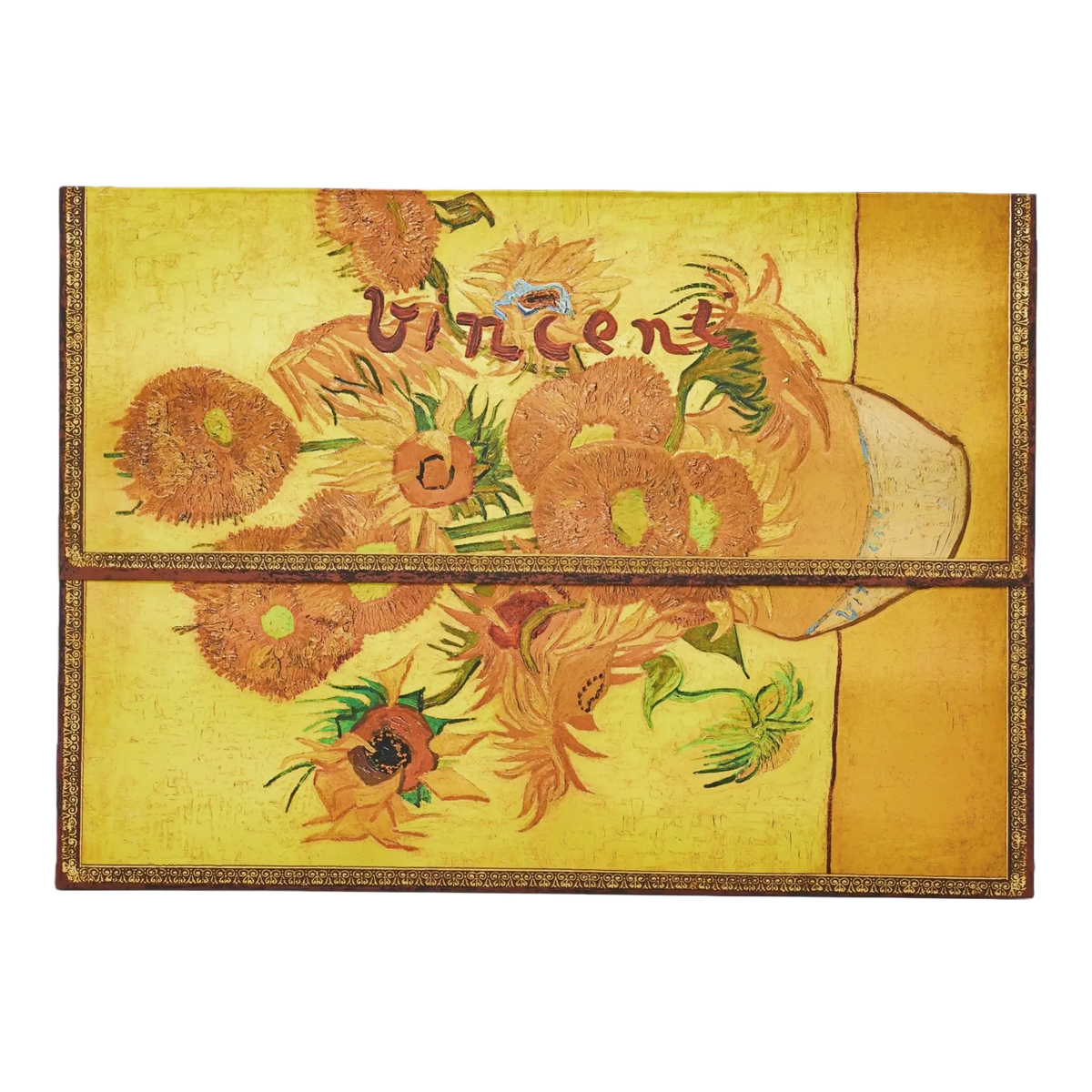 Paperblanks Van Gogh, Sunflowers Document Folder – front view
