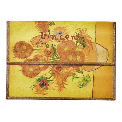 Paperblanks Van Gogh, Sunflowers Document Folder – front view