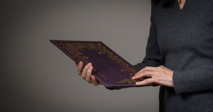 Paperblanks New York Rose Document Folder – lifestyle image