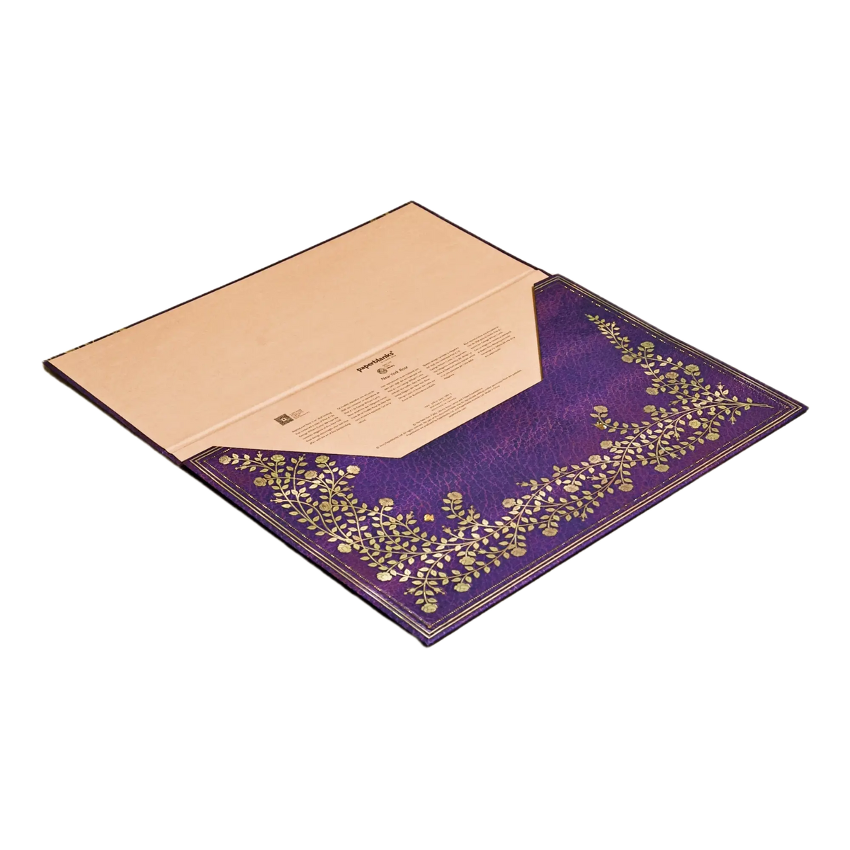 Paperblanks New York Rose Document Folder – side view