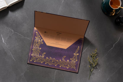Paperblanks New York Rose Document Folder – lifestyle image