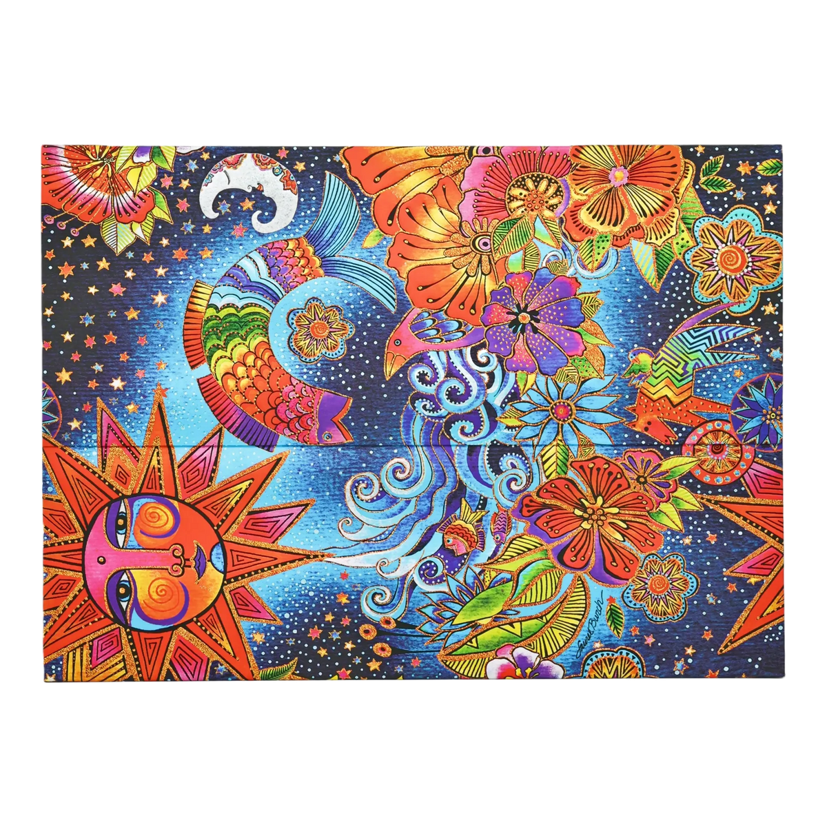 Paperblanks Celestial Magic Document Folder – front view