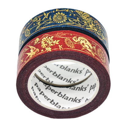 Paperblanks Les Papillons/Les Oiseaux Washi Tape – Pack of 2 – back view