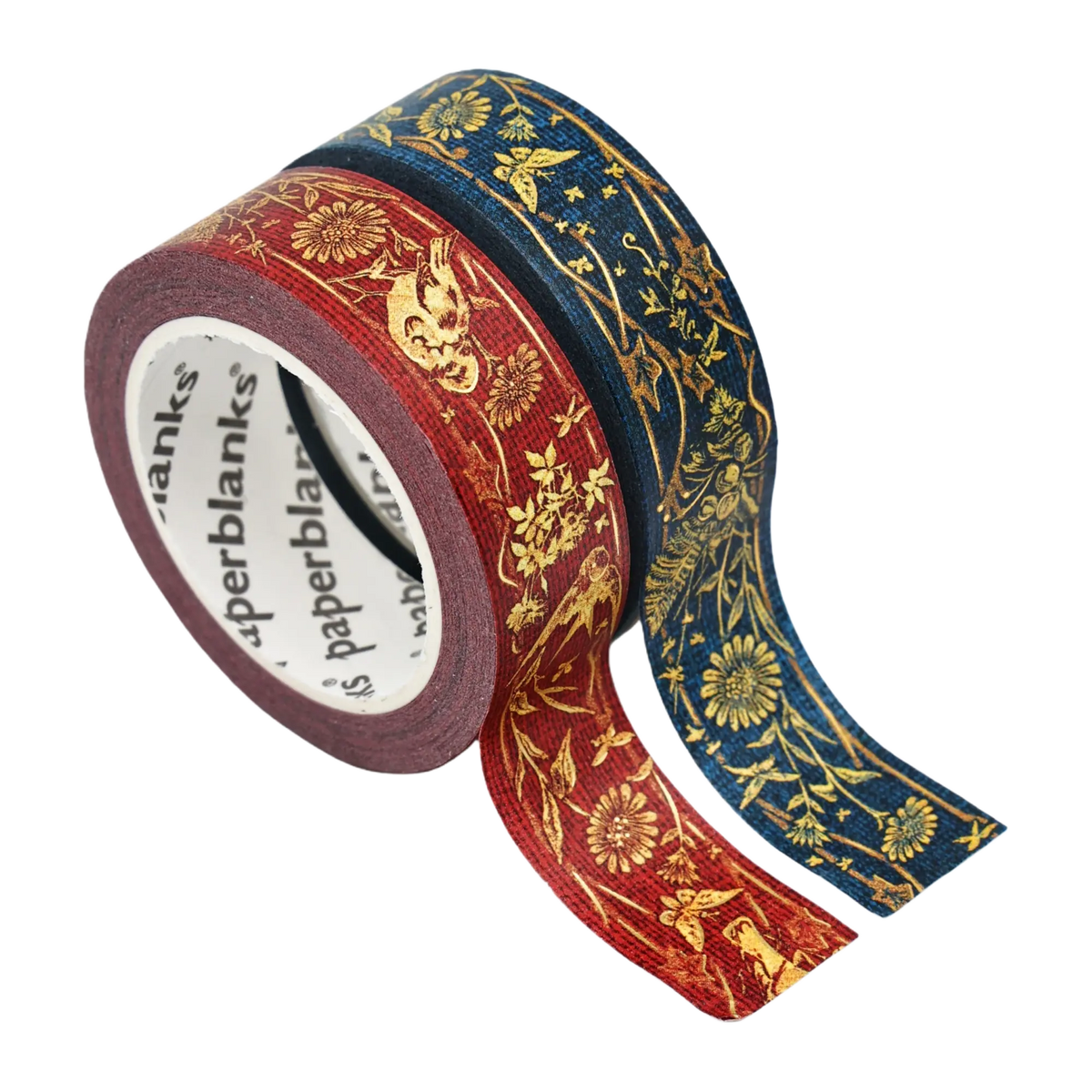 Paperblanks Les Papillons/Les Oiseaux Washi Tape – Pack of 2 – front view