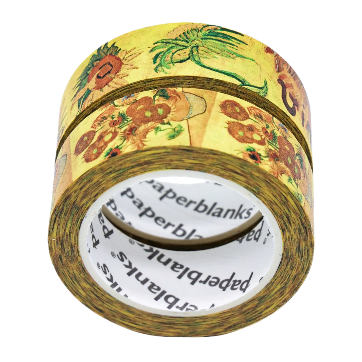 Paperblanks Van Gogh, Sunflowers Washi Tape – Pack of 2 – back view