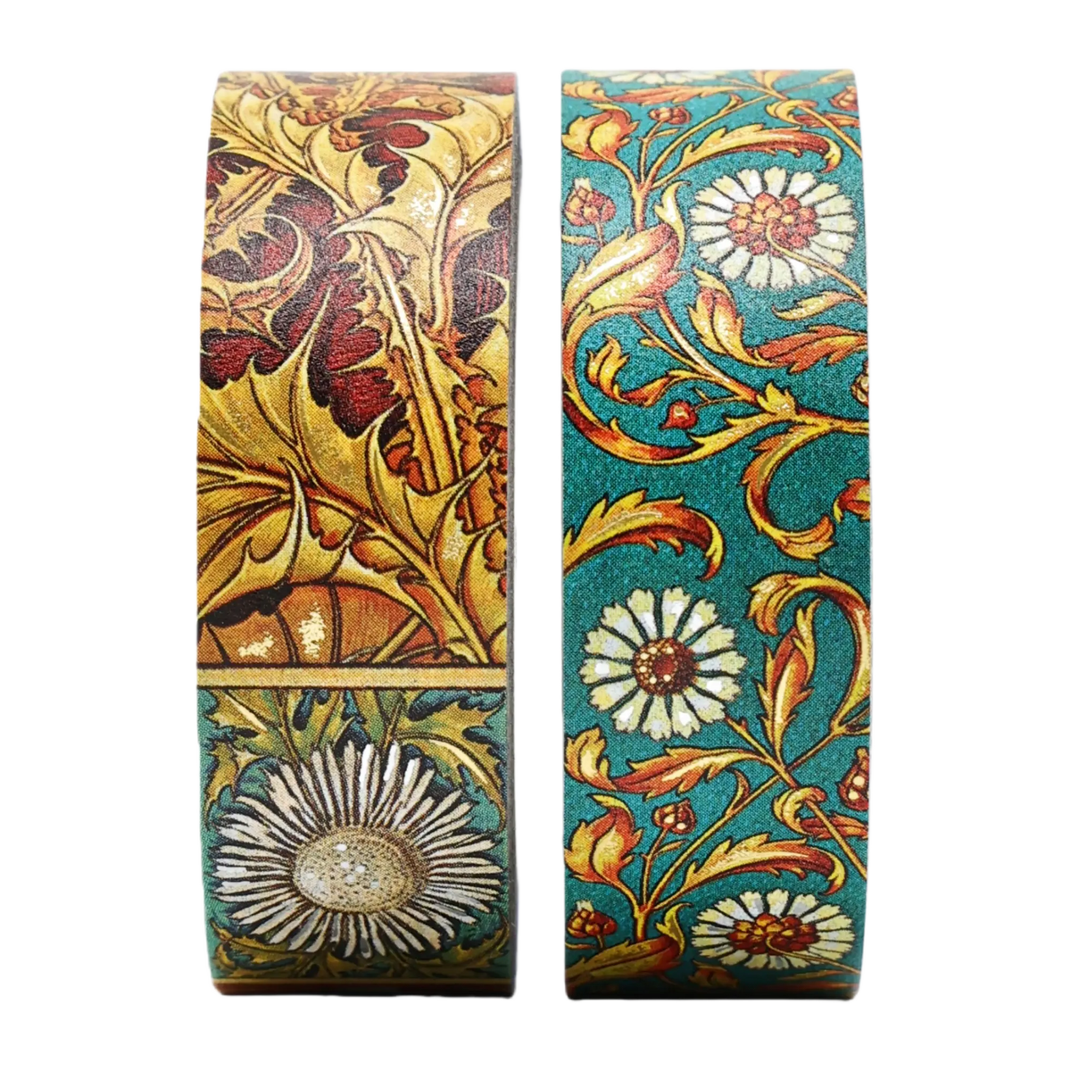 Paperblanks Viennese Fruit/Wild Thistle Washi Tape – Pack of 2 – angled view