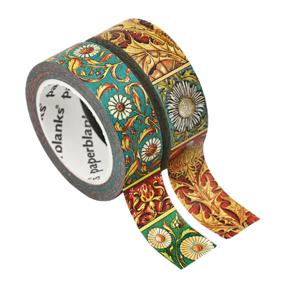 Paperblanks Viennese Fruit/Wild Thistle Washi Tape – Pack of 2 – front view