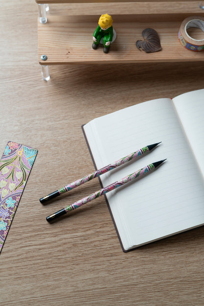 Paperblanks Mimosa Pencils – Pack of 4 – lifestyle image