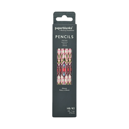 Paperblanks Mimosa Pencils – Pack of 4 – front view