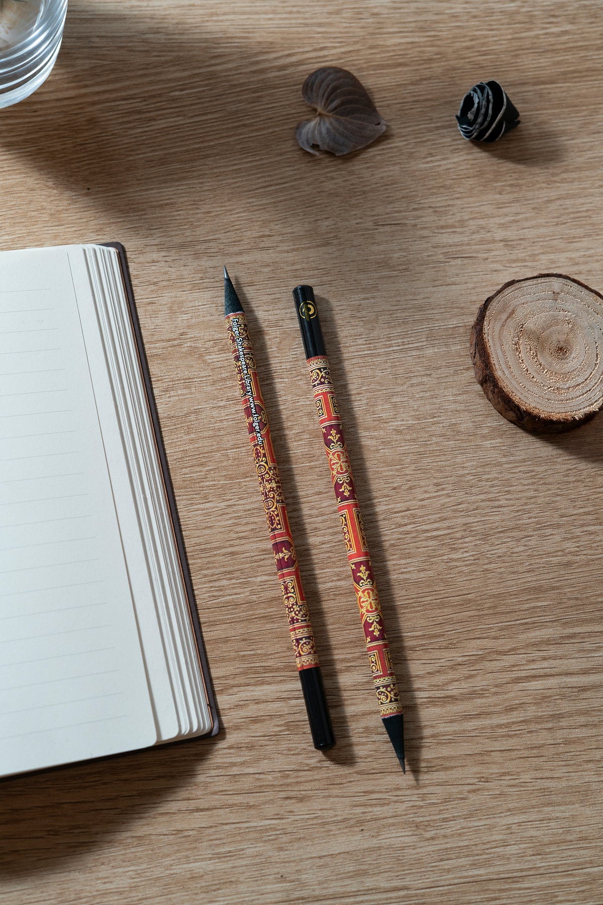 Paperblanks War of the Roses Pencils – Pack of 4 – lifestyle image