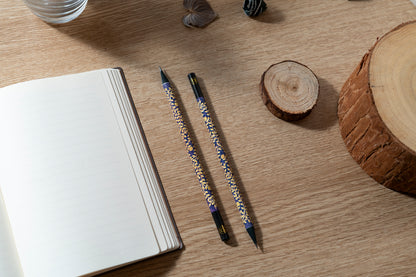 Paperblanks Wildflower Song Pencils – Pack of 4 – lifestyle image