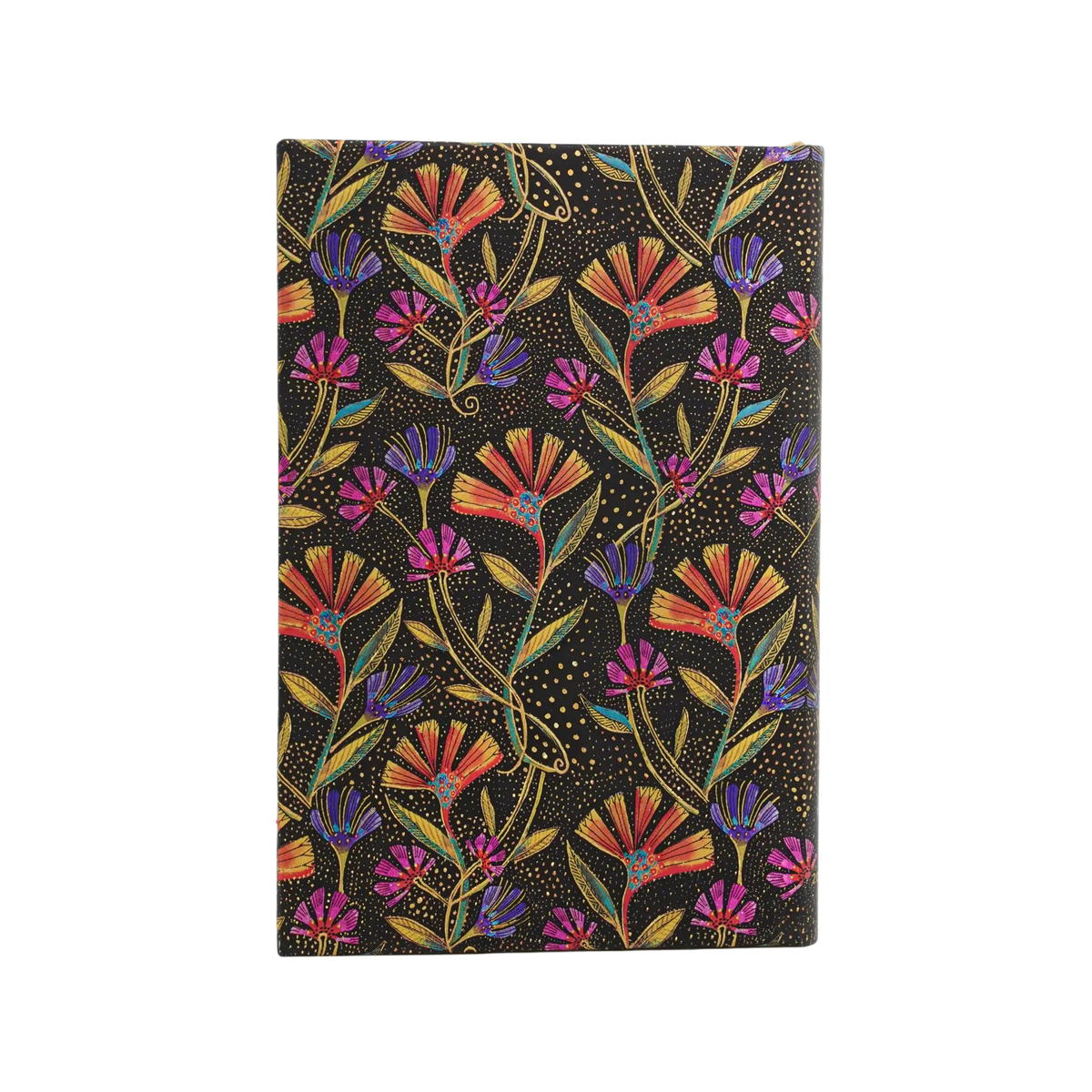 Paperblanks 2026–2027 Wild Flowers Mini Hardback 18-Month Diary – Week-to-View Horizontal – back cover
