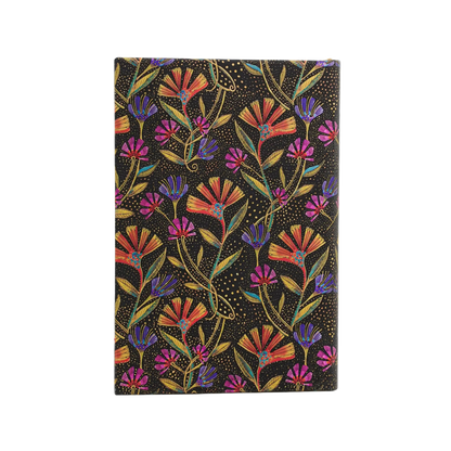 Paperblanks 2026–2027 Wild Flowers Mini Hardback 18-Month Diary – Week-to-View Horizontal – back cover