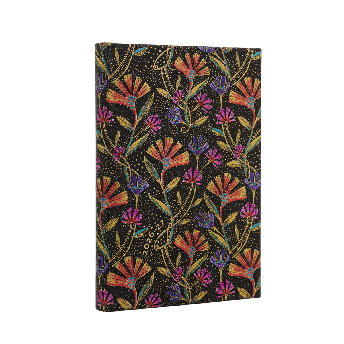 Paperblanks 2026–2027 Wild Flowers Mini Hardback 18-Month Diary – Week-to-View Horizontal – front cover