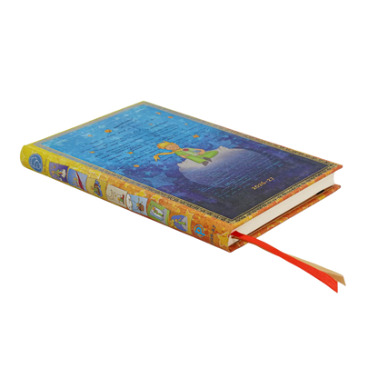 Paperblanks 2026–2027 Saint-Exupéry, The Little Prince Midi Hardback 18-Month Diary – Week-to-View Horizontal – page edge