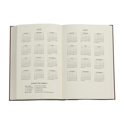 Paperblanks 2026–2027 Picaresque Maxi Hardback 18-Month Diary – Week-to-View Vertical – inside pages