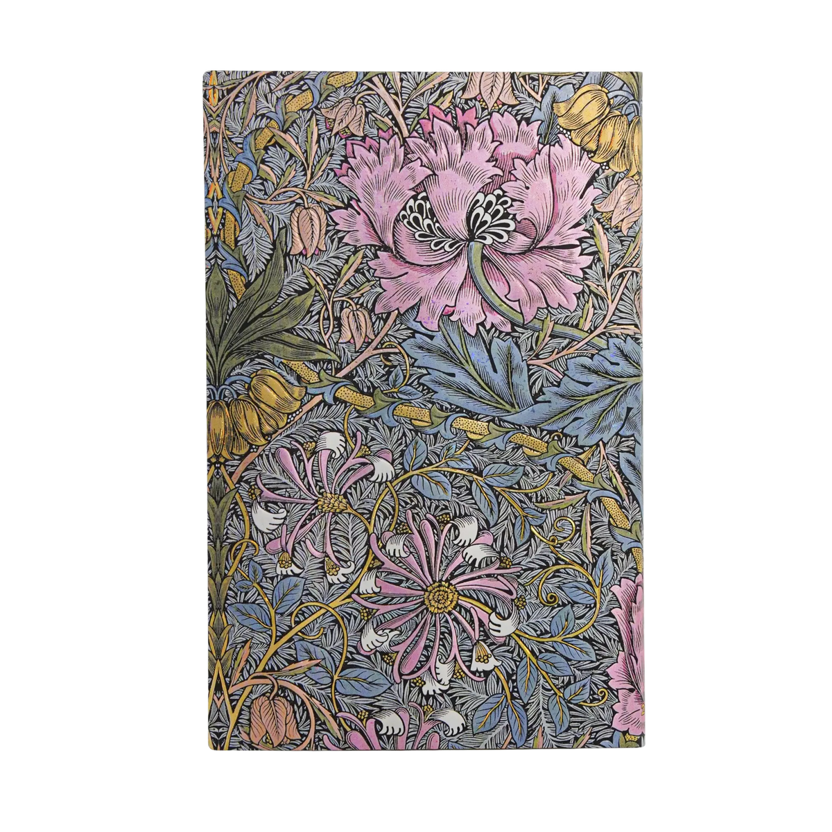 Paperblanks 2027 Morris Pink Honeysuckle Mini Hardback Diary – Day-per-Page – back cover