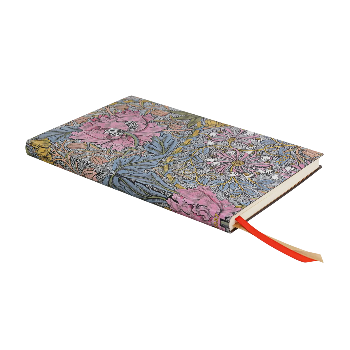 Paperblanks 2027 Morris Pink Honeysuckle Mini Hardback Diary – Day-per-Page – page edge