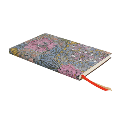 Paperblanks 2027 Morris Pink Honeysuckle Mini Hardback Diary – Day-per-Page – page edge