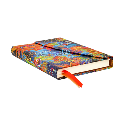 Paperblanks 2027 Celestial Magic Mini Hardback Diary – Week-to-View Horizontal – page edge