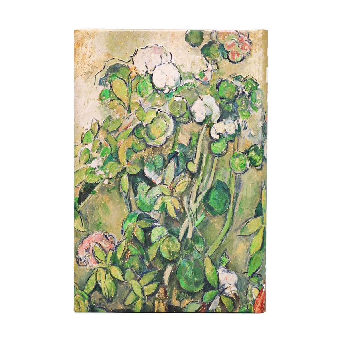 Paperblanks 2027 Cezanne’s Terracotta Pots and Flowers Mini Hardback Diary – Week-to-View Horizontal – back cover