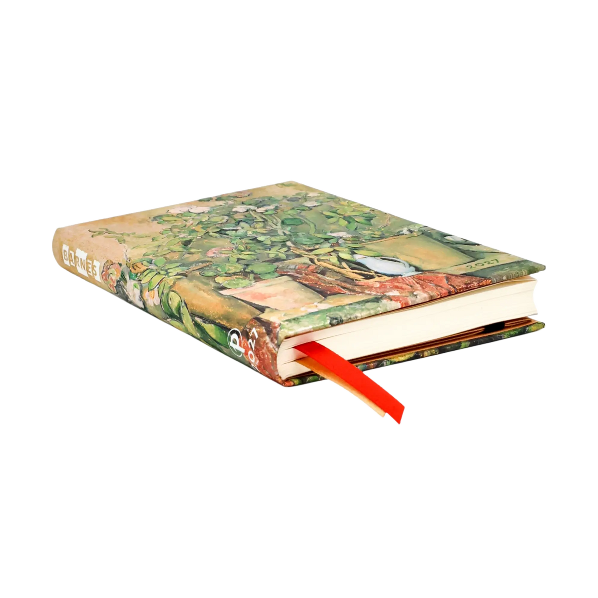 Paperblanks 2027 Cezanne’s Terracotta Pots and Flowers Mini Hardback Diary – Week-to-View Horizontal – page edge