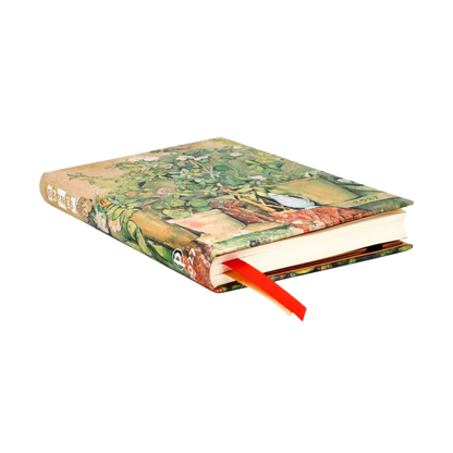 Paperblanks 2027 Cezanne’s Terracotta Pots and Flowers Mini Hardback Diary – Week-to-View Horizontal – page edge