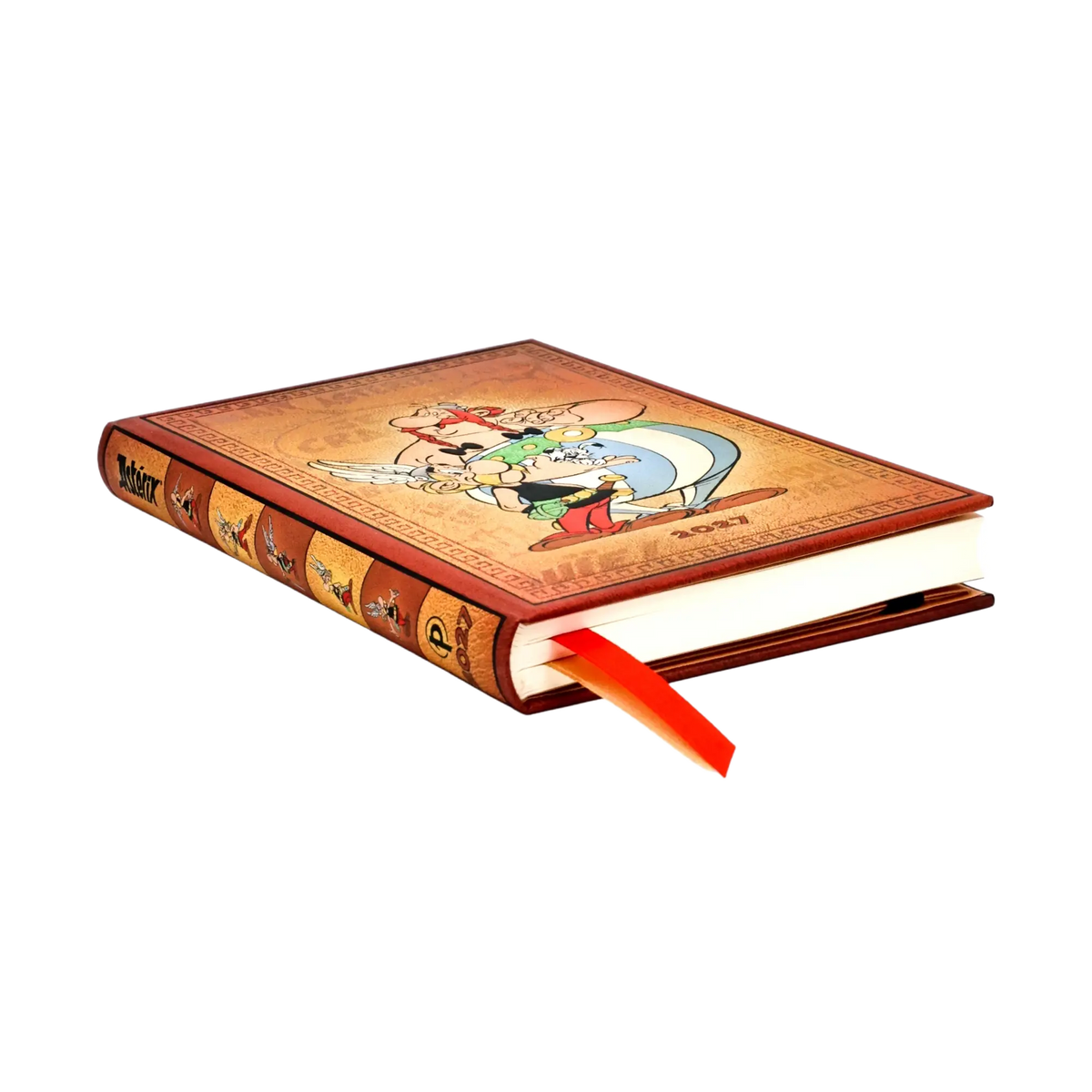 Paperblanks 2027 Asterix & Obelix Mini Hardback Diary – Week-to-View with Notes (Verso) – page edge