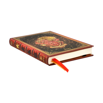 Paperblanks 2027 Gryffindor Diary Mini Hardback Diary – Week-to-View with Notes (Verso) – page edge
