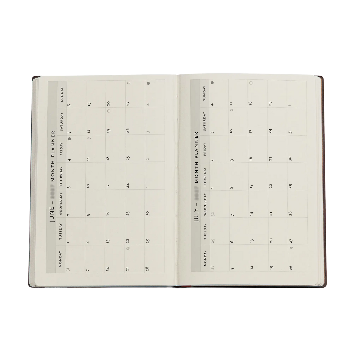 Paperblanks 2027 Gryffindor Diary Mini Hardback Diary – Week-to-View with Notes (Verso) – inside pages