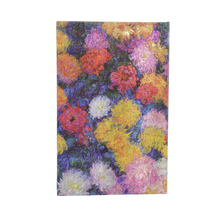 Paperblanks 2027 Monet’s Chrysanthemums Mini Hardback Diary – Week-to-View with Notes (Verso) – back cover
