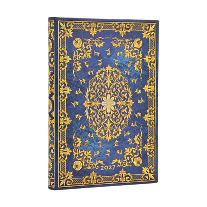 Paperblanks 2027 Silk Sky Mini Hardback Diary – Week-to-View with Notes (Verso) – front cover